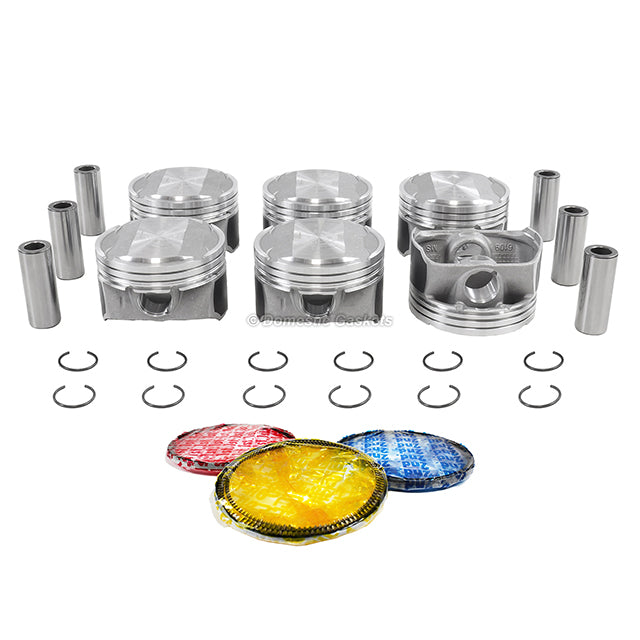 Pistons and Rings fit 11-17 Ford Edge 3.5L V6 DOHC 24v