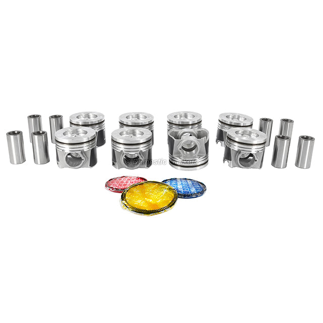 Pistons and Rings fit 08-10 Ford 6.4L Power-Stroke