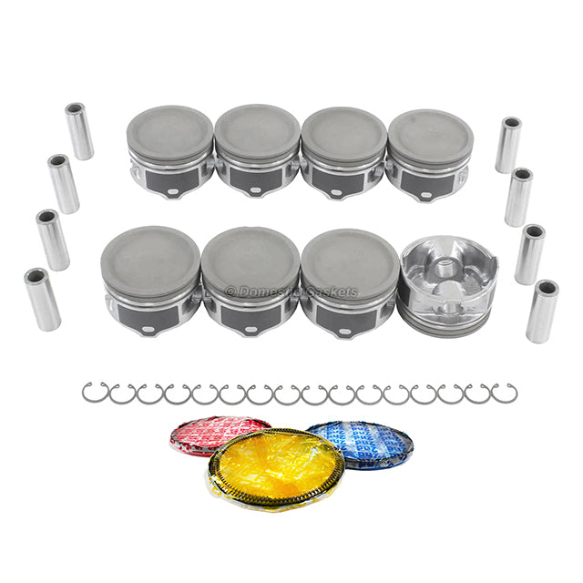 Pistons and Rings fit 09-14 Ford E-150 4.6L V8 SOHC 16v