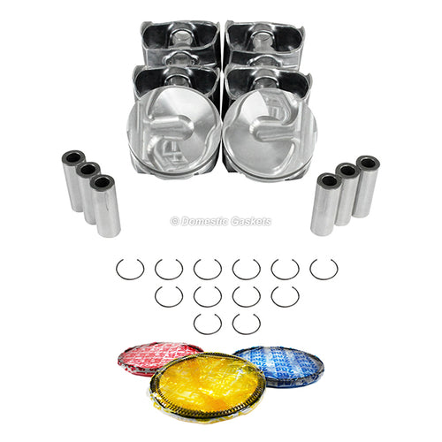 Pistons and Rings fit 14-17 Chevrolet 4.3L V6 OHV 12v