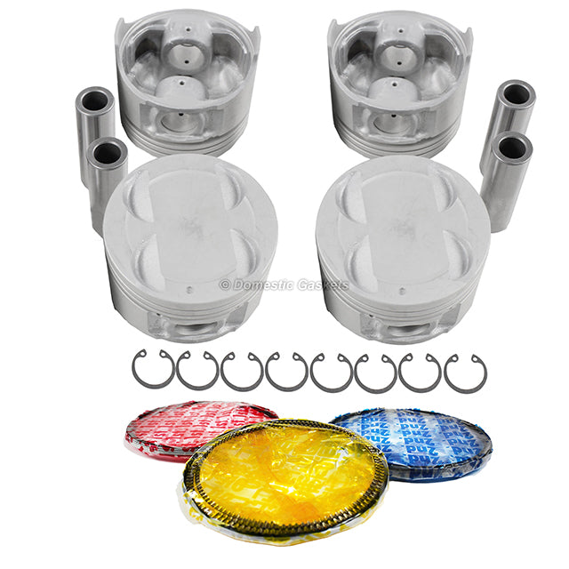 Pistons and Rings fit 95-02 Kia 2.0L L4 DOHC 16v