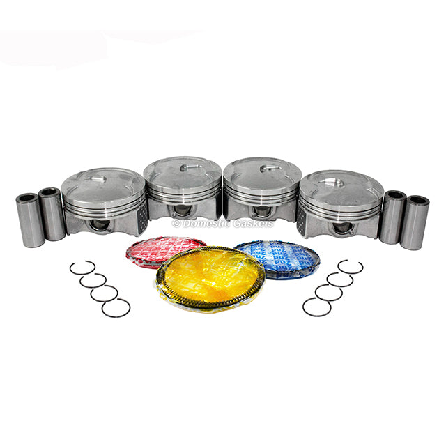 Pistons and Rings fit 13-19 Honda Accord 2.4L L4 DOHC 16v