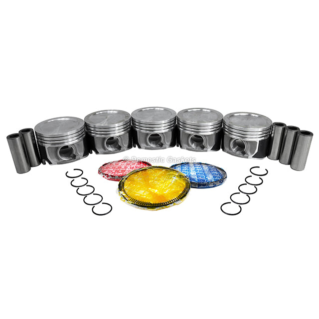 Pistons and Rings fit 97-99 Volvo V70 2.4L L5 DOHC 20v