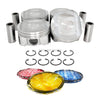 Pistons and Rings fit 14-15 Subaru XV 2.0L H4 DOHC 16v