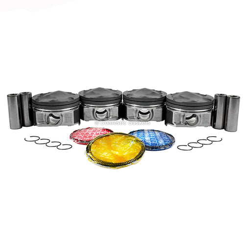 Pistons and Rings fit 14-18 Subaru WRX 2.0L H4 DOHC 16v