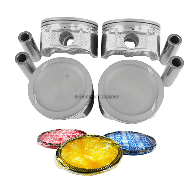 Pistons and Rings fit 03-10 Ford Mazda 3 2.3L L4 DOHC 16v