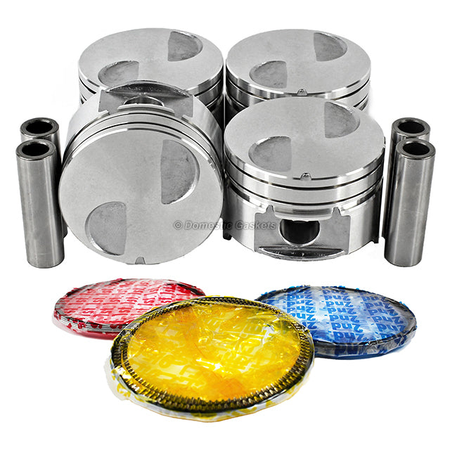 Pistons and Rings fit 89-94 Ford 2.3L L4 SOHC 8v