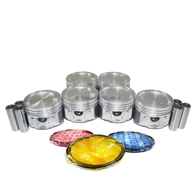 Pistons and Rings fit 94-98 Mazda MPV 3.0L V6 SOHC 18v