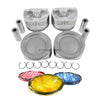 Pistons and Rings fit 09-17 Ford Mazda 3 2.5L L4 DOHC 16v