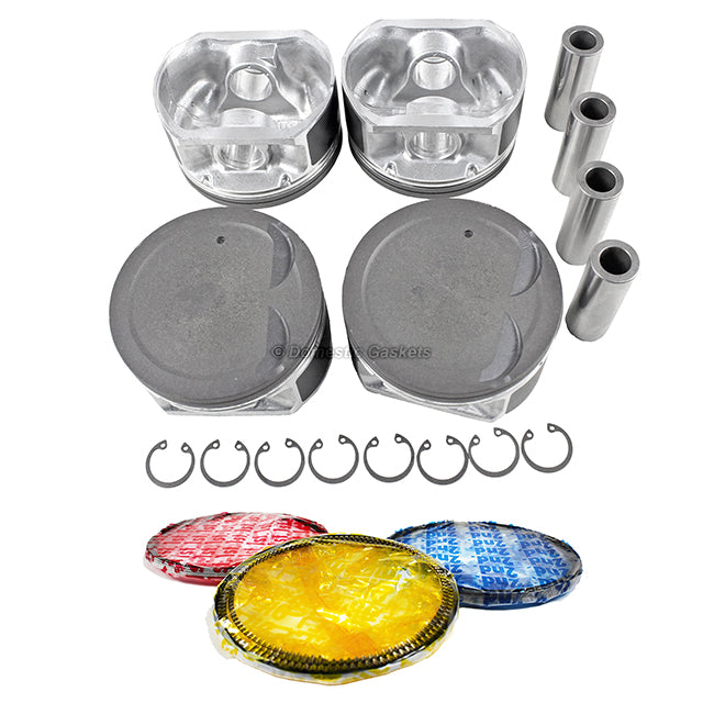 Pistons and Rings fit 09-13 Suzuki Grand 2.4L L4 DOHC 16v