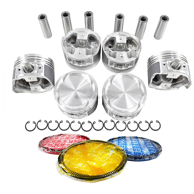 Pistons and Rings fit 90-96 Nissan 300ZX 3.0L V6 Turbocharged DOHC