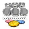Pistons and Rings fit 01-04 Nissan Frontier 3.3L V6 Supercharged SOHC