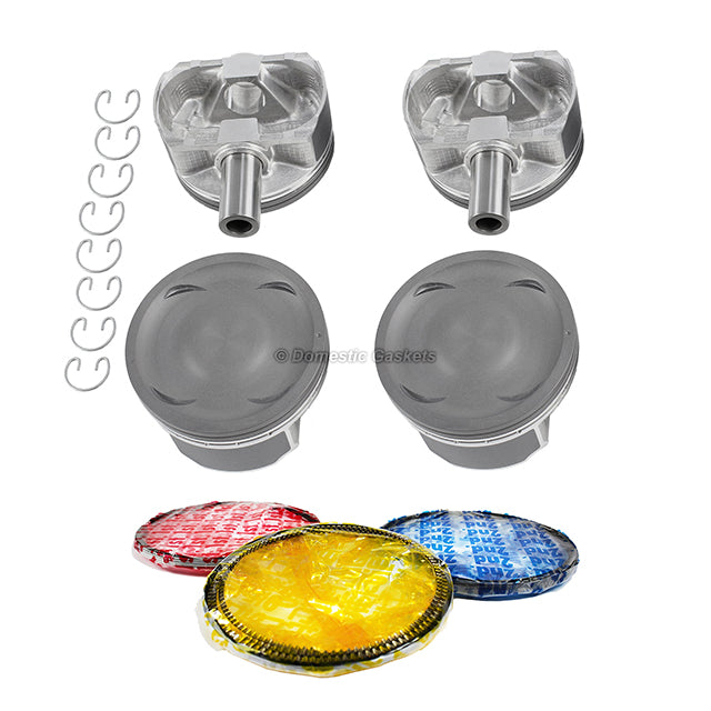 Pistons and Rings fit 04-15 Saab 2.5L H4 DOHC 16v EJ255