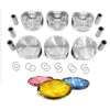 Pistons and Rings fit 08-18 Subaru Legacy 3.6L H6 DOHC 24v