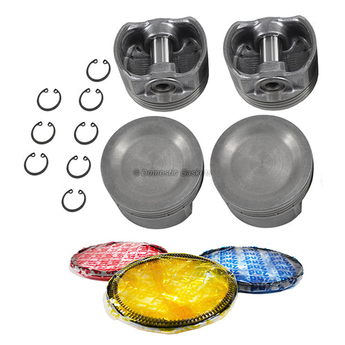 Pistons and Rings fit 93-95 Volkswagen 2.0L L4 SOHC 8v