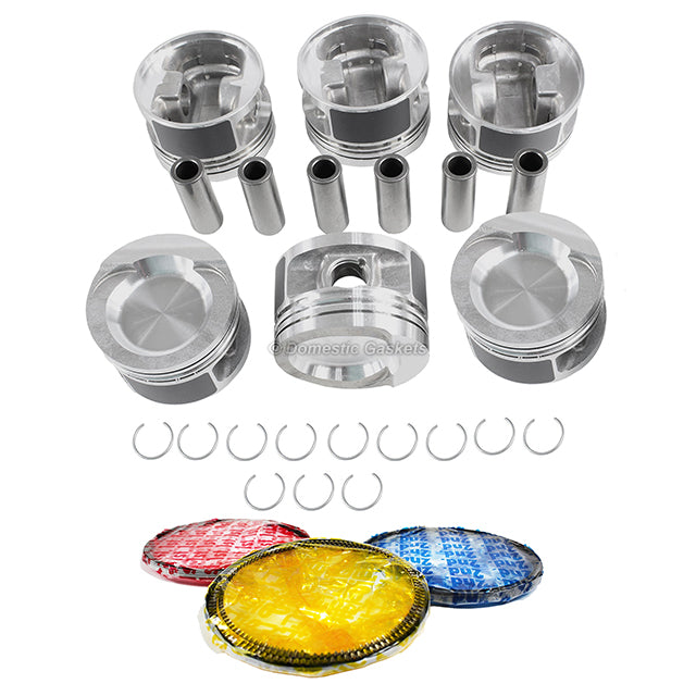 Pistons and Rings fit 92-02 Volkswagen 2.8L V6 SOHC 12v