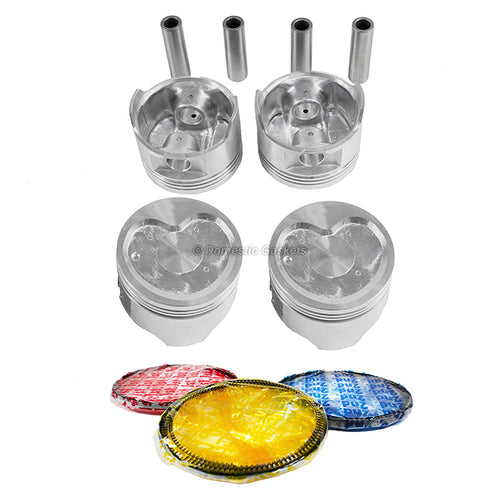 Pistons and Rings fit 83-88 Chevrolet 1.6L L4 SOHC 8v