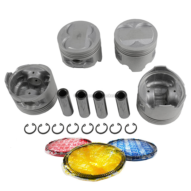 Pistons and Rings fit 90-92 Geo 1.6L L4 DOHC 16v