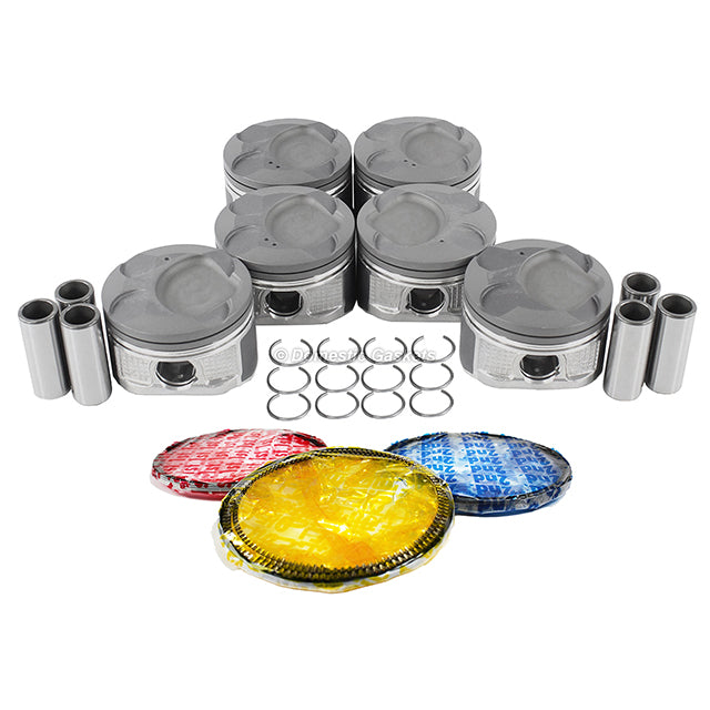 Pistons and Rings fit 06-15 Lexus IS250 2.5L V6 DOHC 24v