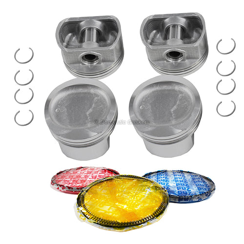 Pistons and Rings fit 00-08 Toyota Celica 1.8L L4 DOHC 16v
