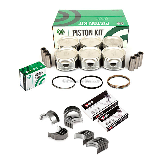 Pistons Bearings Rings Fit 96-05 Chevrolet Pontiac Oldsmobile Buick 3.4L OHV