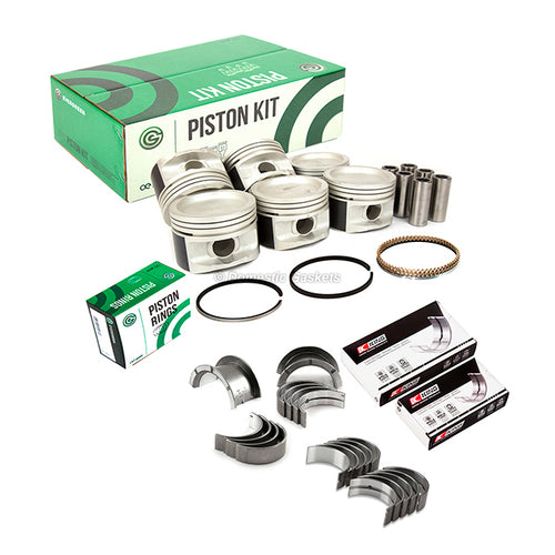 Pistons Bearings Rings Fit 99-05 Chevrolet Buick Pontiac Oldsmobile 3.1L OHV