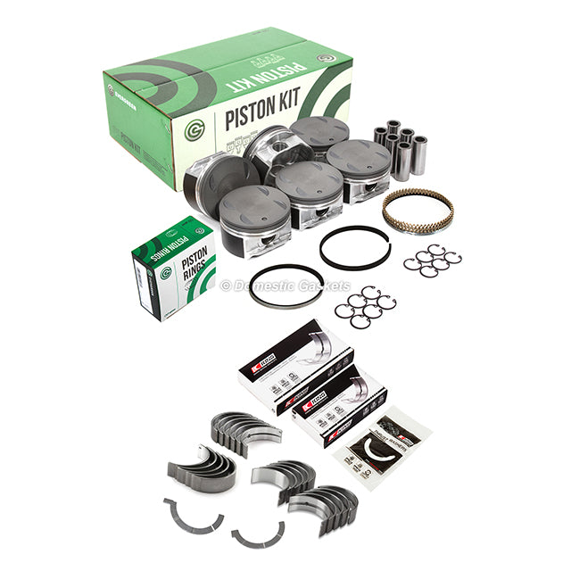 Full Gasket Set Bearings Pistons Fit 04-10 Toyota Lexus 3.3L DOHC 3MZFE