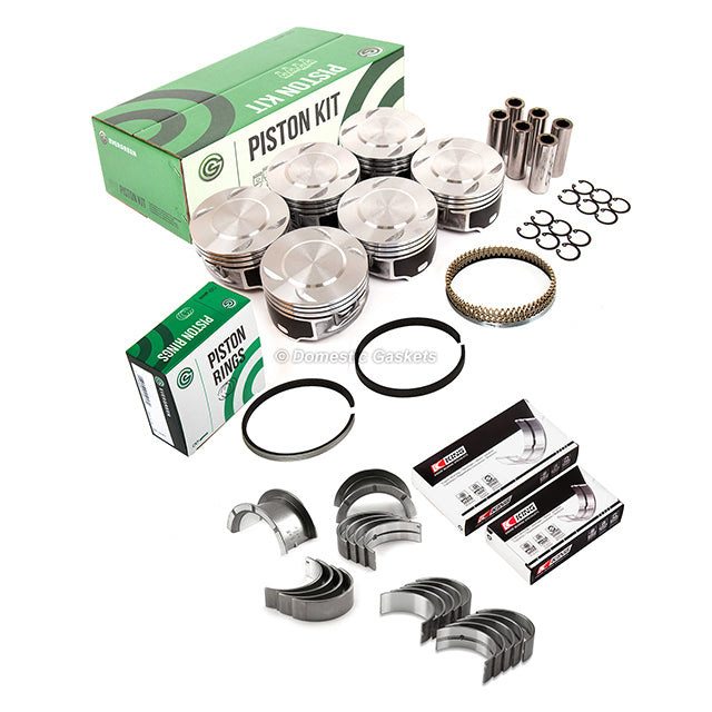 Full Gasket Set Bearings Pistons Fit 03-08 Mazda 6 V6 3.0L DOHC 24V MZI