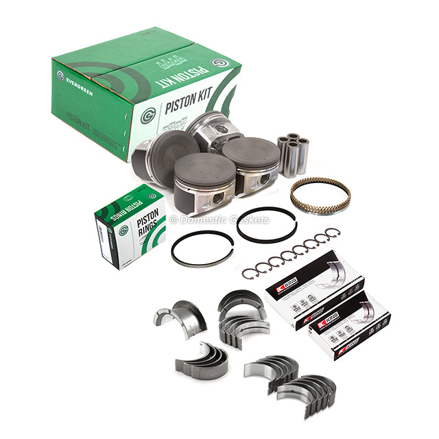 Full Gasket Set Bearings Pistons Fit 98-01 Nissan Altima DOHC KA24DE
