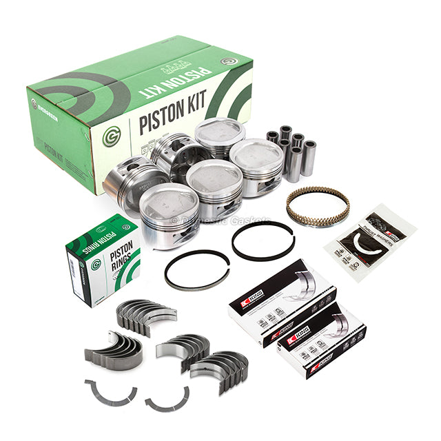 Full Gasket Set Bearings Pistons Fit 87-95 Chrysler Dodge Mitsubishi 3.0