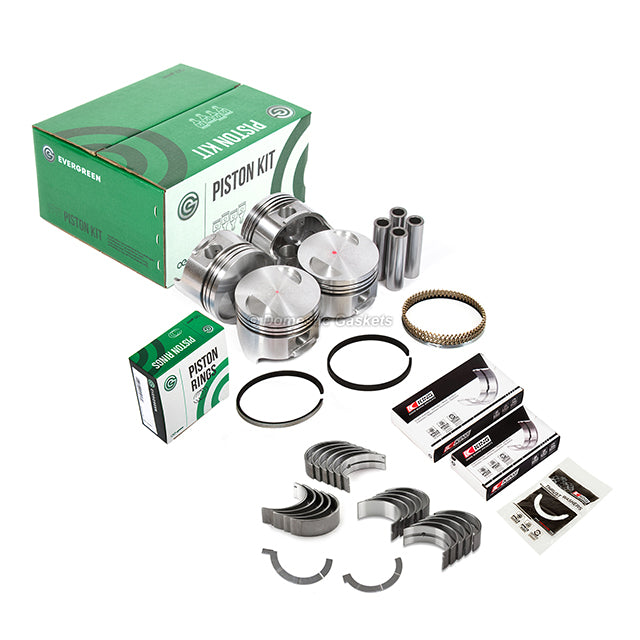 Full Gasket Set Bearings Pistons Fit Suzuki Sidekick Samurai Swift 1.3L G13A