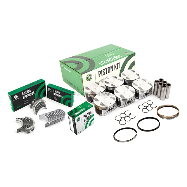 Pistons Bearings Rings Fit 04-09 GMC Pontiac Buick Cadillac Saturn 3.6L DOHC