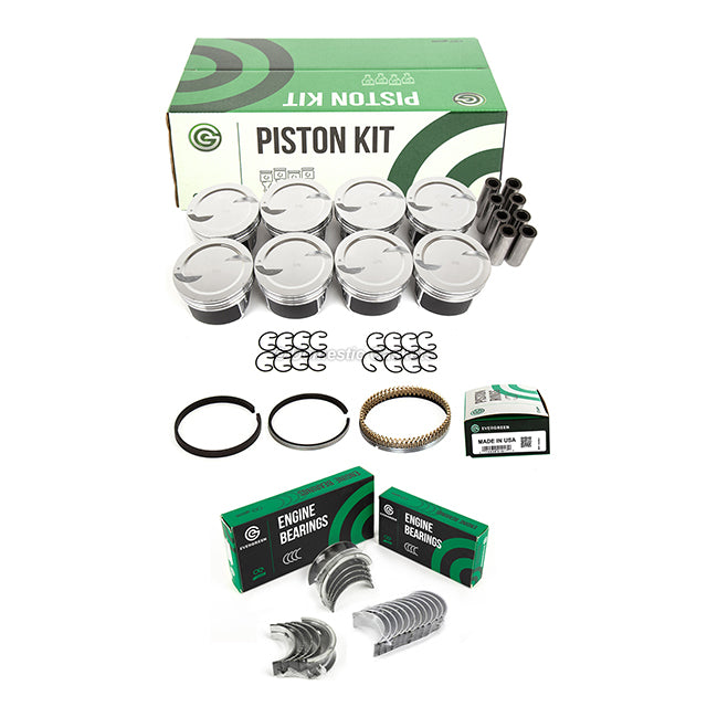 Full Gasket Set Bearings Pistons Fit 06-07 Hummer H2 6.0L OHV