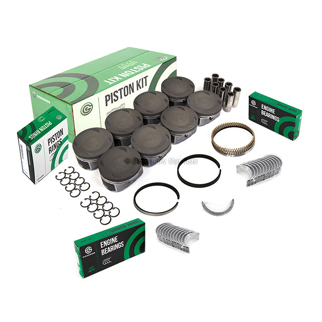 Full Gasket Set Bearings Pistons Fit 04-16 Infiniti Nissan 5.6L VK56DE