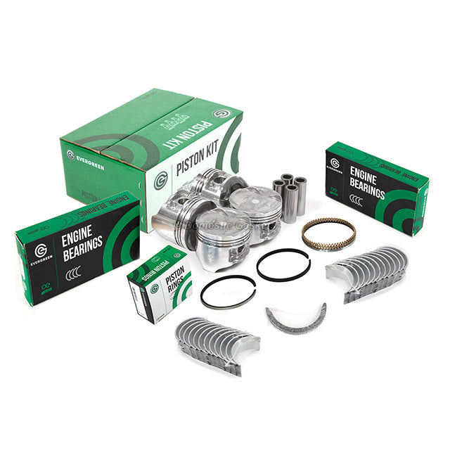 Full Gasket Set Bearings Pistons Fit 92-95 Honda Civic Del Sol 1.6L SOHC D16Z6
