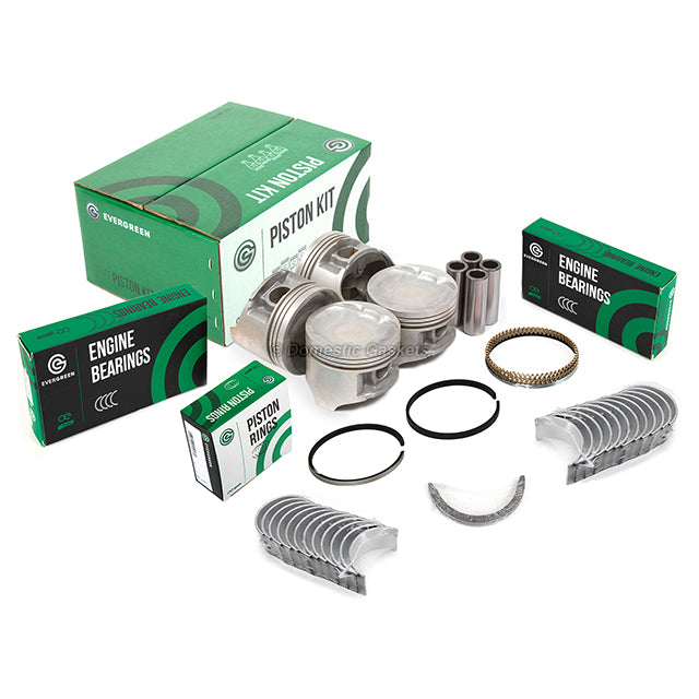 Full Gasket Set Bearings Pistons Fit 92-95 Honda Civic VX 1.5L SOHC D15Z1