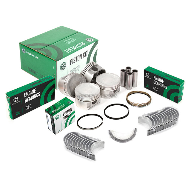 Full Gasket Set Bearings Pistons Fit 01-05 Honda Civic VTEC 1.7L D17A2 D17A6