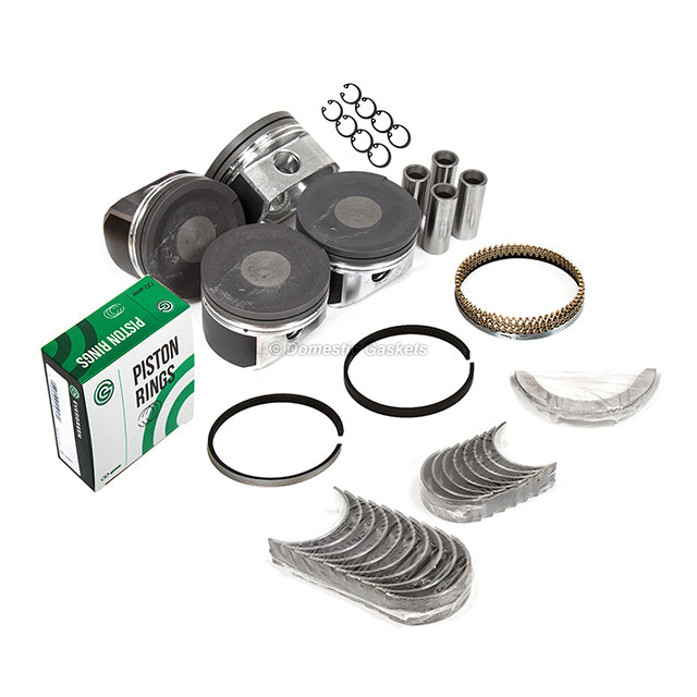 Full Gasket Set Bearings Pistons 19mm Wrist Pins Fit Audi Volkswagen 1.8 TURBO