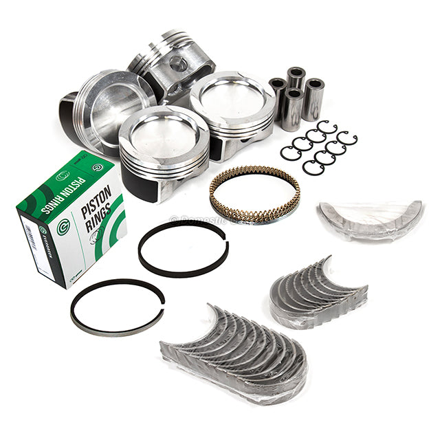 Full Gasket Set Bearings Pistons 19mm Wrist Pins Fit 98-06 Volkswagen 2.0L