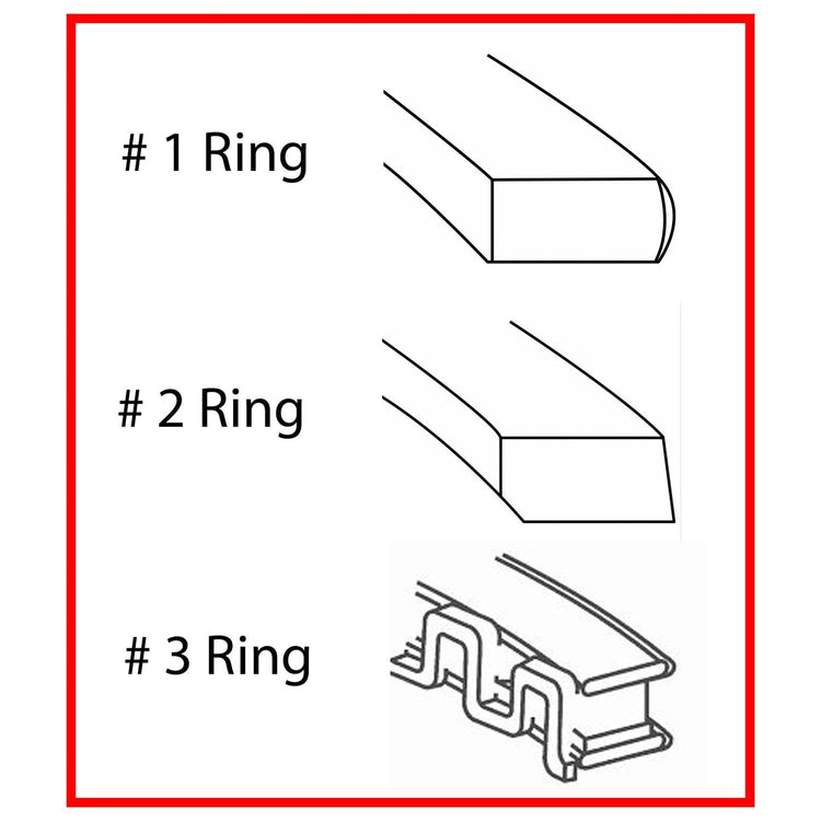 Enginetech R40058-080 Engine Cast Iron Piston Ring Complete Set for Domestic and Import Engines
