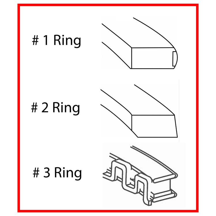 Enginetech R40558-060 Engine Cast Iron Piston Ring Complete Set for 4.05-inch Diameter Engines