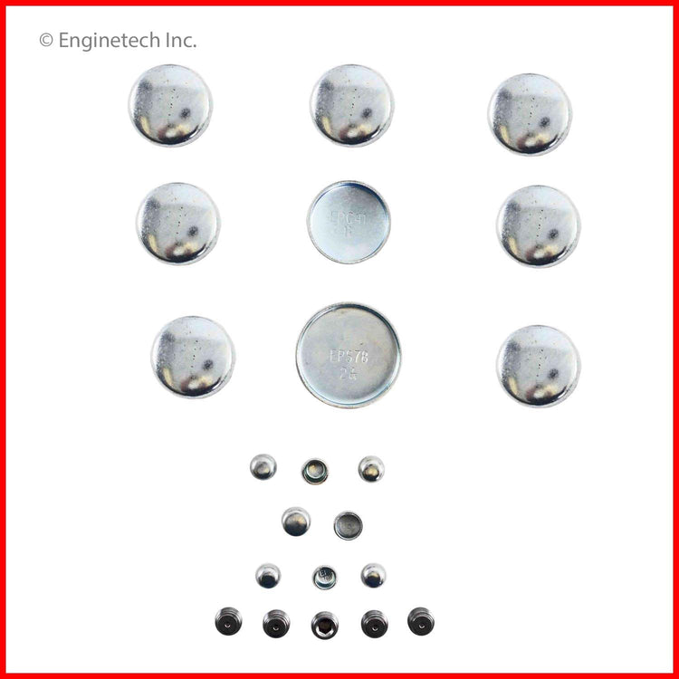 Enginetech RCC350AP-STD Engine Rebuild Kit for GMC and Chevrolet Cars and Trucks
