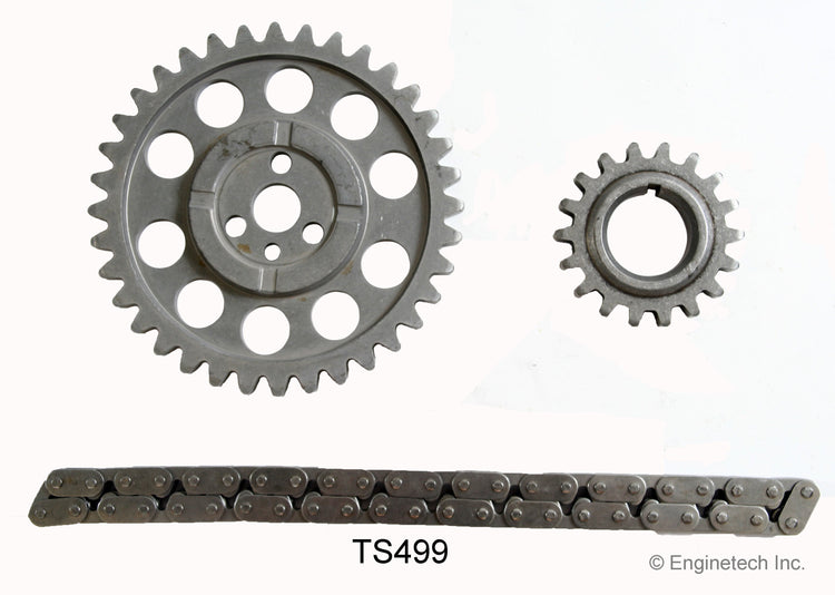 Enginetech RCC350AP-STD Engine Rebuild Kit for GMC and Chevrolet Cars and Trucks