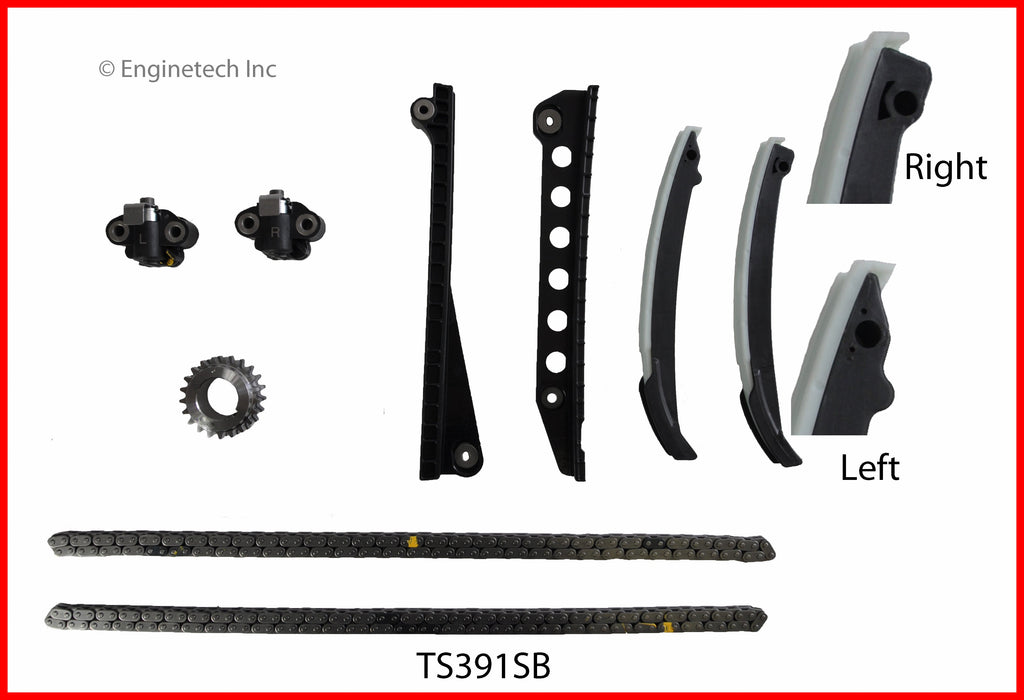 Enginetech RCF330GP-STD Engine Rebuild Kit for Ford Car and Truck - All Standard Sizes