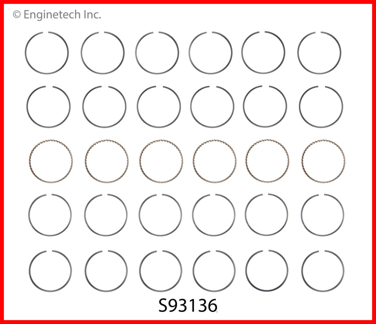Enginetech Premium Engine Rebuild Kit for Dodge and Chrysler Vehicles - Part RMCR226AP-STD