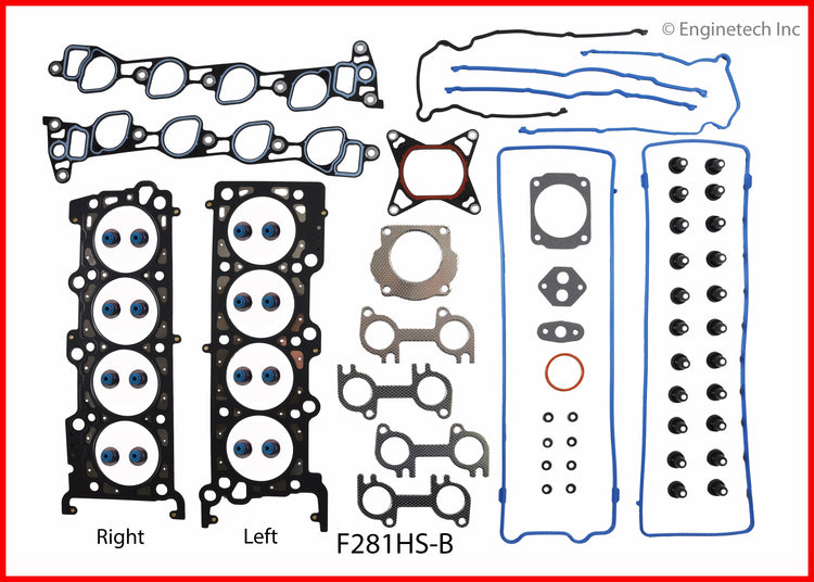 Enginetech RMF330AP-STD Premium Engine Rebuild Kit for Ford E-Series and Econoline Vehicles