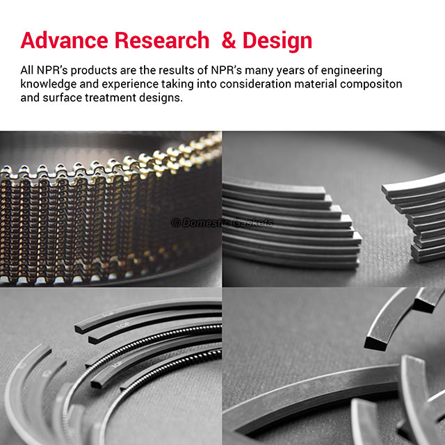 NPR Piston Rings Fit 85-88 Plymouth Colt Mitsubishi Mirage 1.6L SOHC G32B