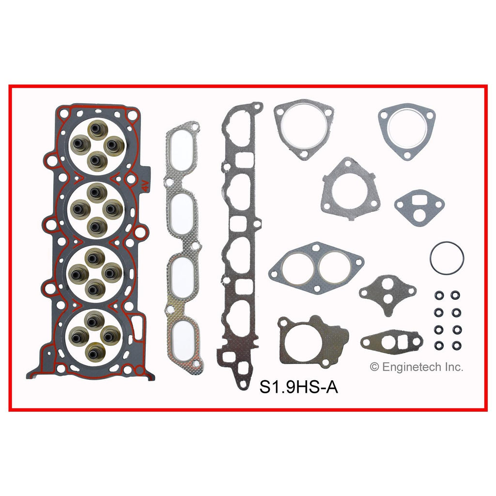 Enginetech Engine Cylinder Head Gasket Set for Suzuki Cars and Trucks with Head Bolts – Part S1.9HS-AWB