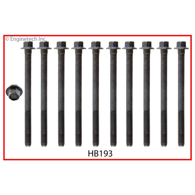 Enginetech Engine Cylinder Head Gasket Set for Suzuki Cars and Trucks with Head Bolts - Part S1.9HS-WB