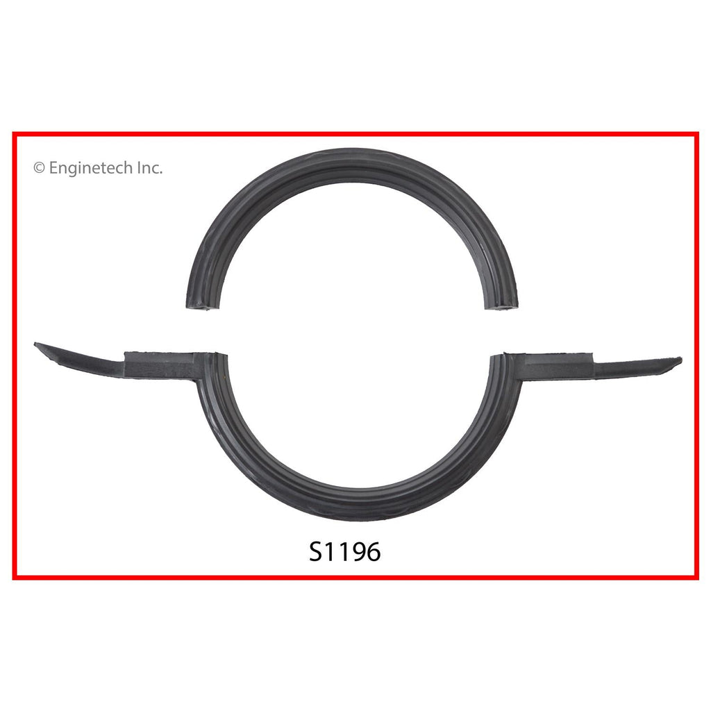 Enginetech S1196 Rear Main Crankshaft Seal - 2 Piece Single Lip Polyacrylate